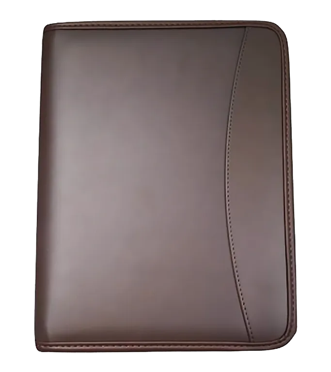 AMS-RM-368 • Brown  -  PU Leather Portfolios