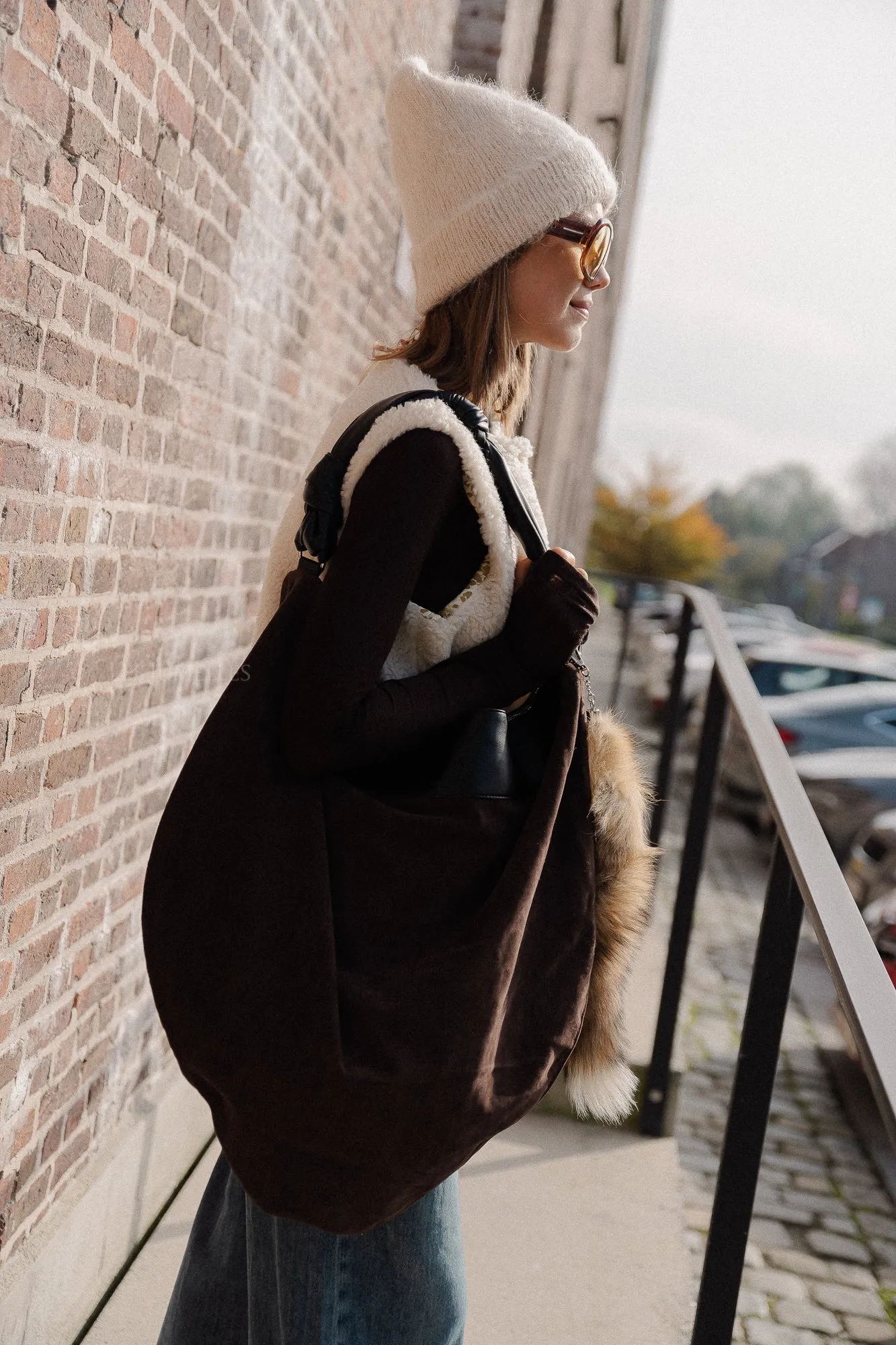 Apple bag brown