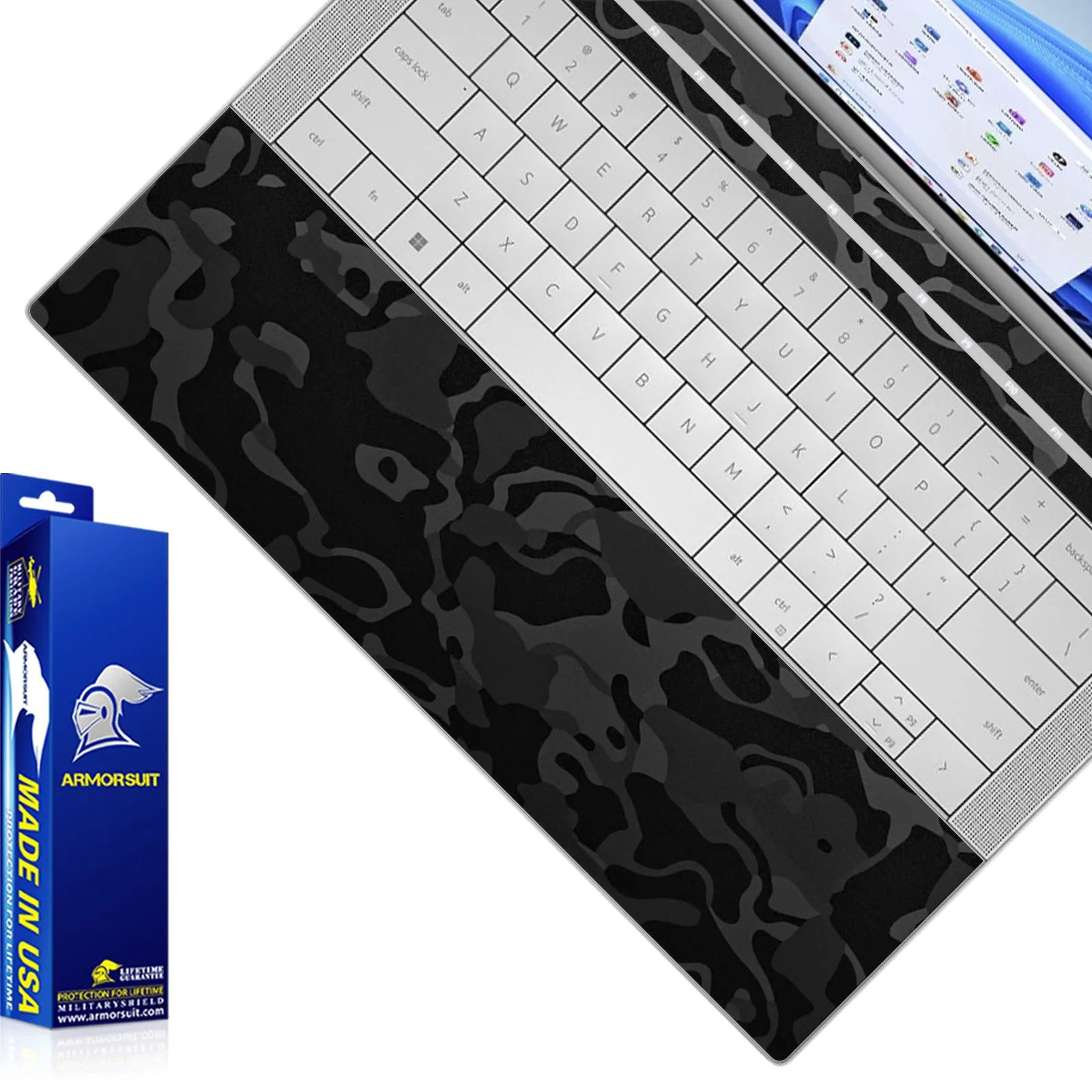 Armorsuit MilitaryShield Vinyl Skin Wrap Film for Dell XPS 14 (2024)
