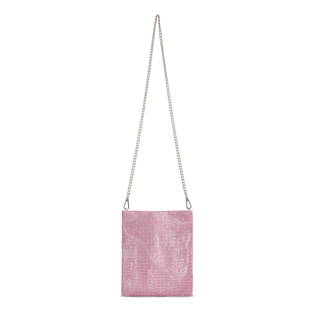Barbara Metal Mesh Pink