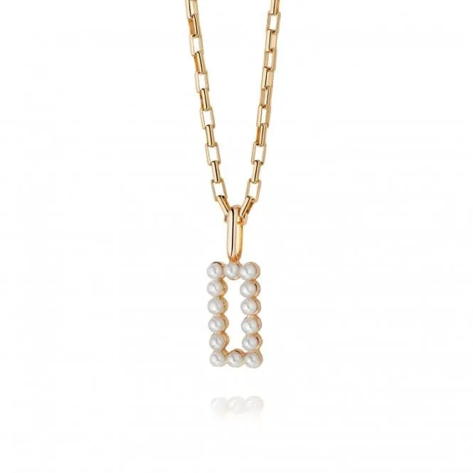 Beloved Pearl Pendant 18ct Gold Plated Necklace JN03_GP