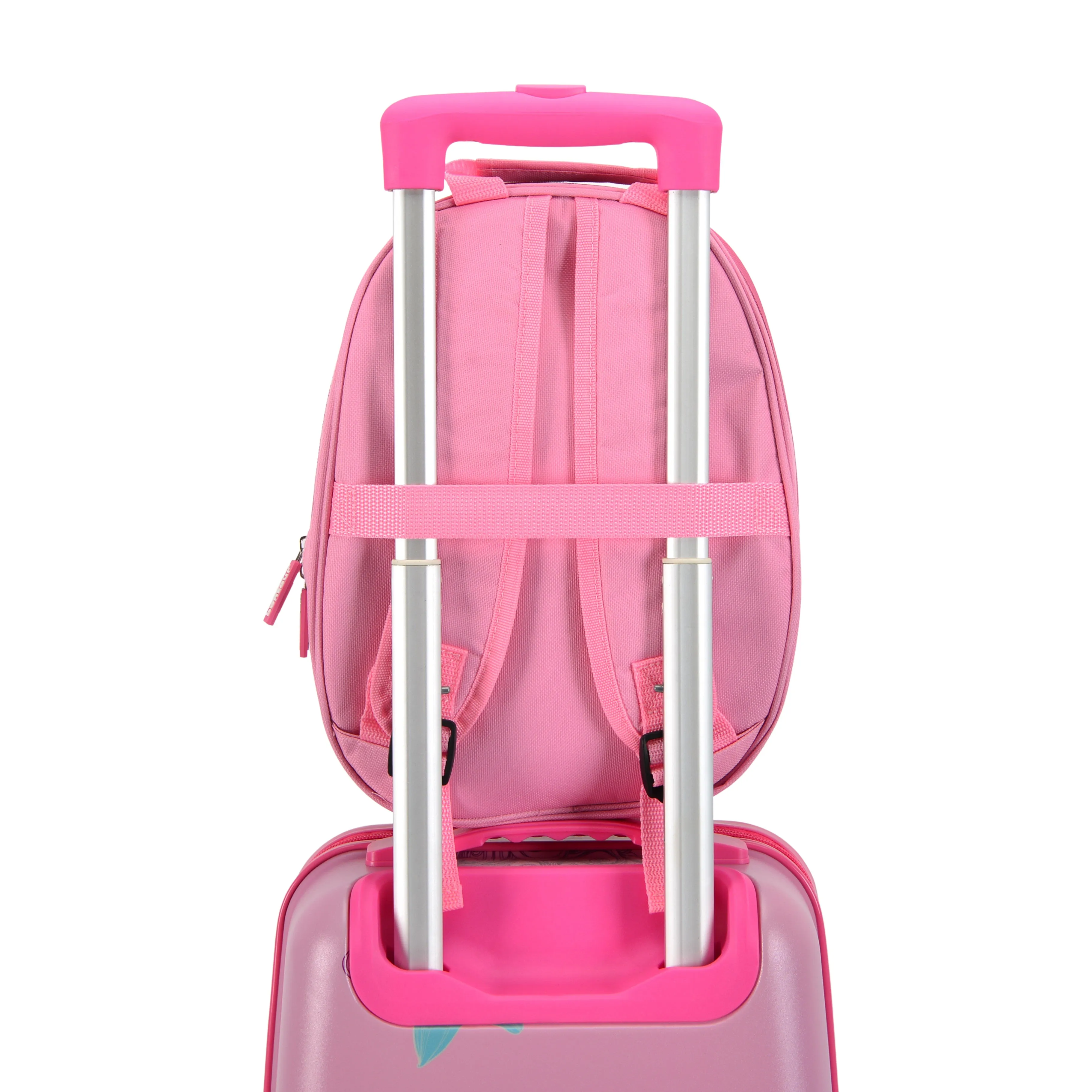 BONTOUR 2 pcs kids' luggage set, backpack   trolley, scratch-resistant (butterfly)