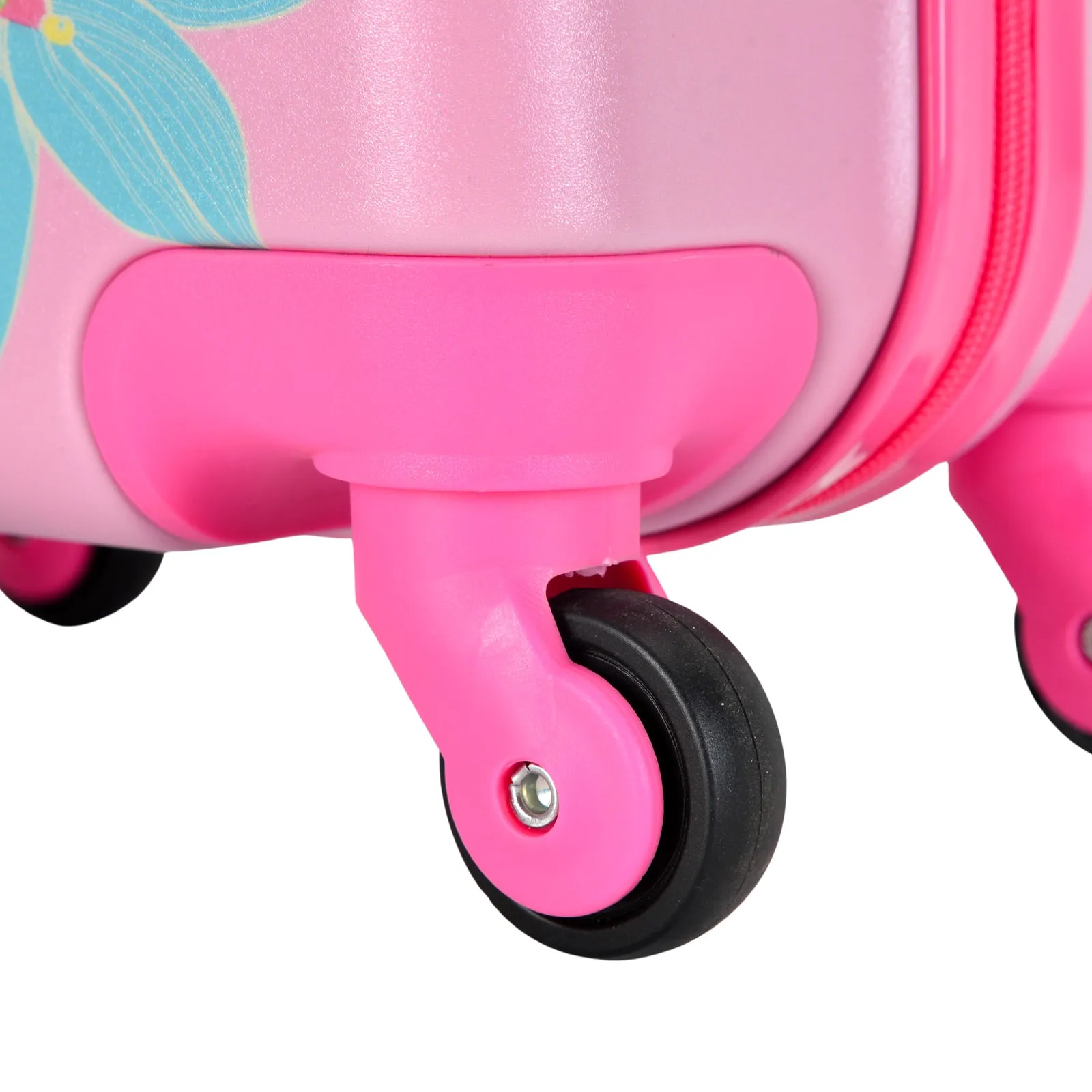 BONTOUR 2 pcs kids' luggage set, backpack   trolley, scratch-resistant (butterfly)