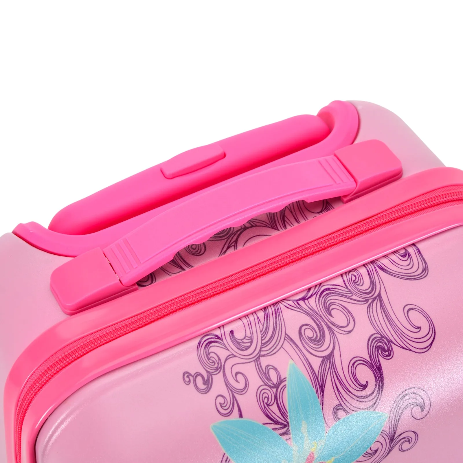 BONTOUR 2 pcs kids' luggage set, backpack   trolley, scratch-resistant (butterfly)