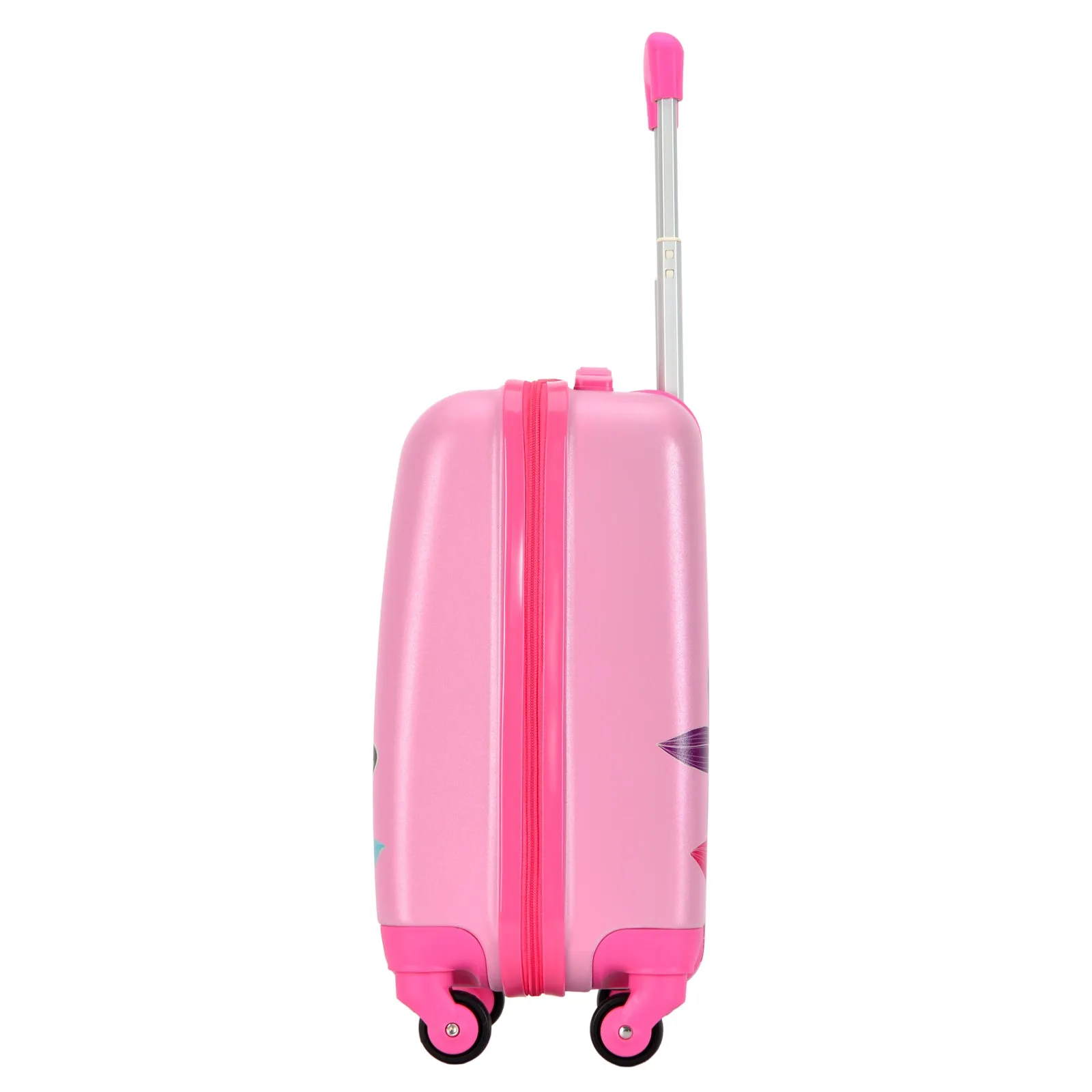 BONTOUR 2 pcs kids' luggage set, backpack   trolley, scratch-resistant (butterfly)