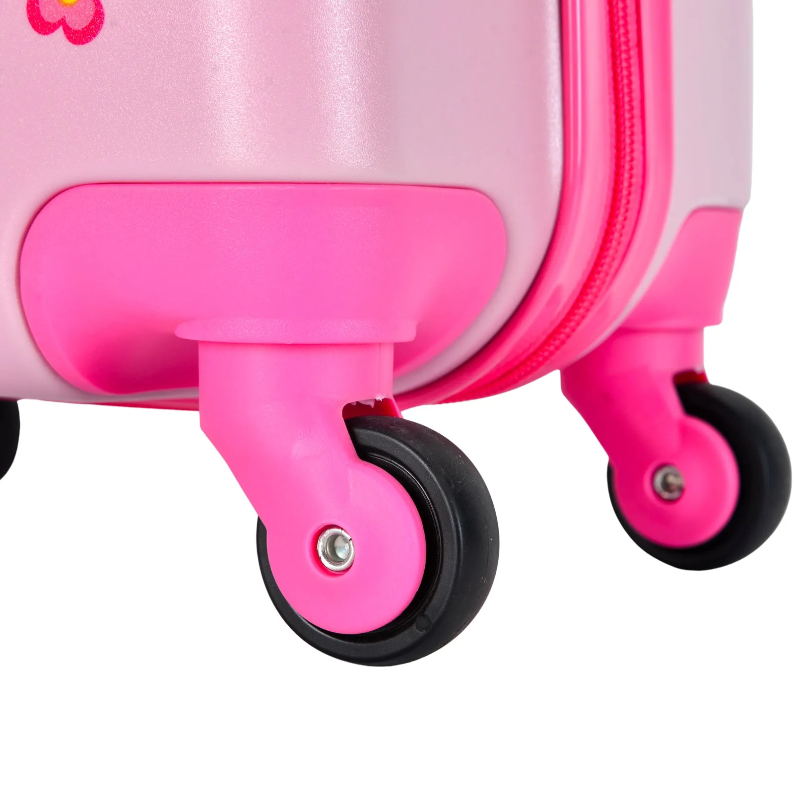 BONTOUR 2 pcs kids' luggage set, backpack   trolley, scratch-resistant (Unicorn)