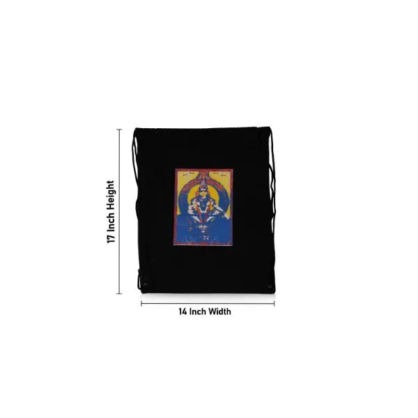 Canvas Ayyappa Bag - 17 x 14 Inches | Ayyappan Irumudi Bag