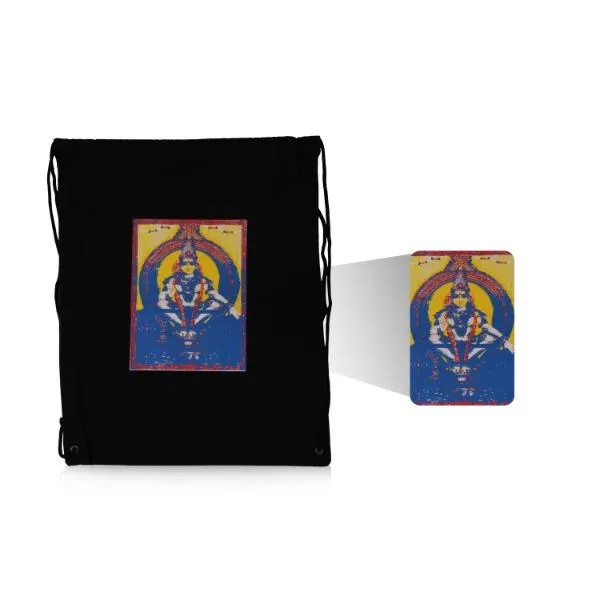 Canvas Ayyappa Bag - 17 x 14 Inches | Ayyappan Irumudi Bag