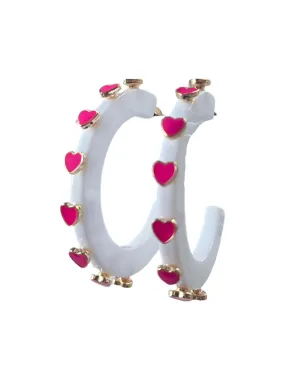 City Girl Jewel Hoops