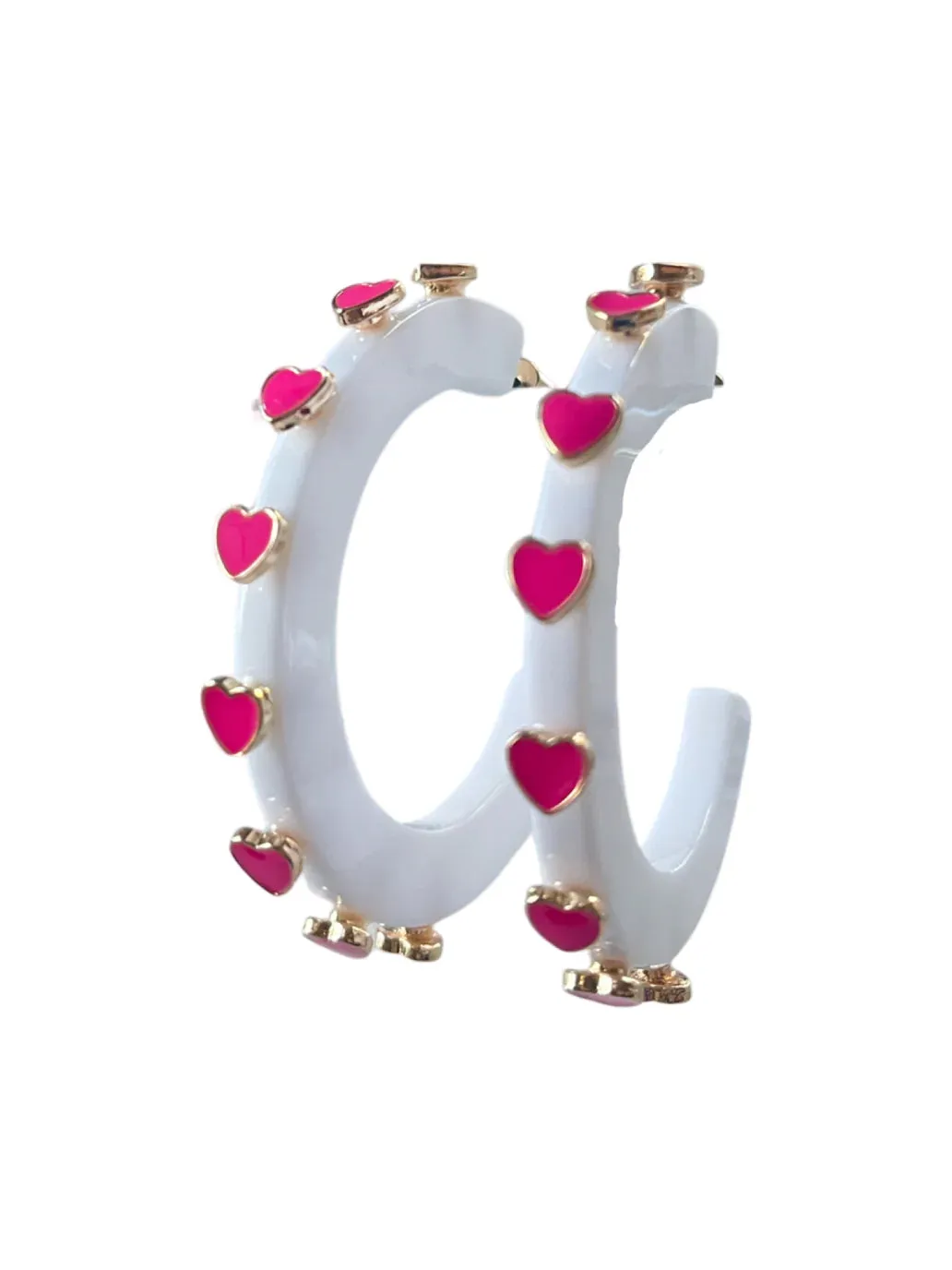 City Girl Jewel Hoops