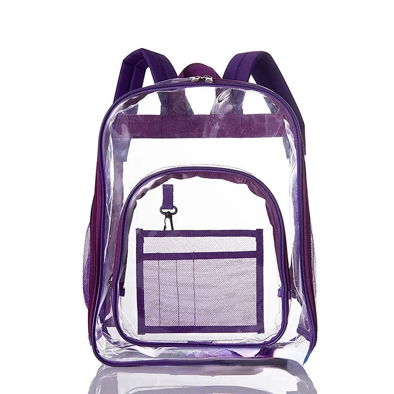 Clear Backpack Transparent Backpack Large Capacity Waterproof