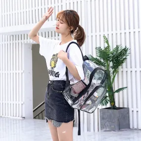 Clear Backpack Transparent Backpack Large Capacity Waterproof