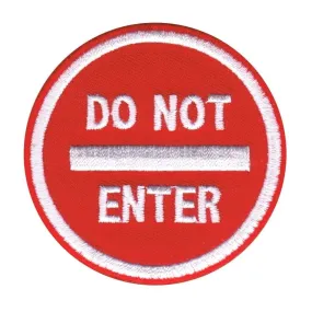 Do Not Enter Patch - Large