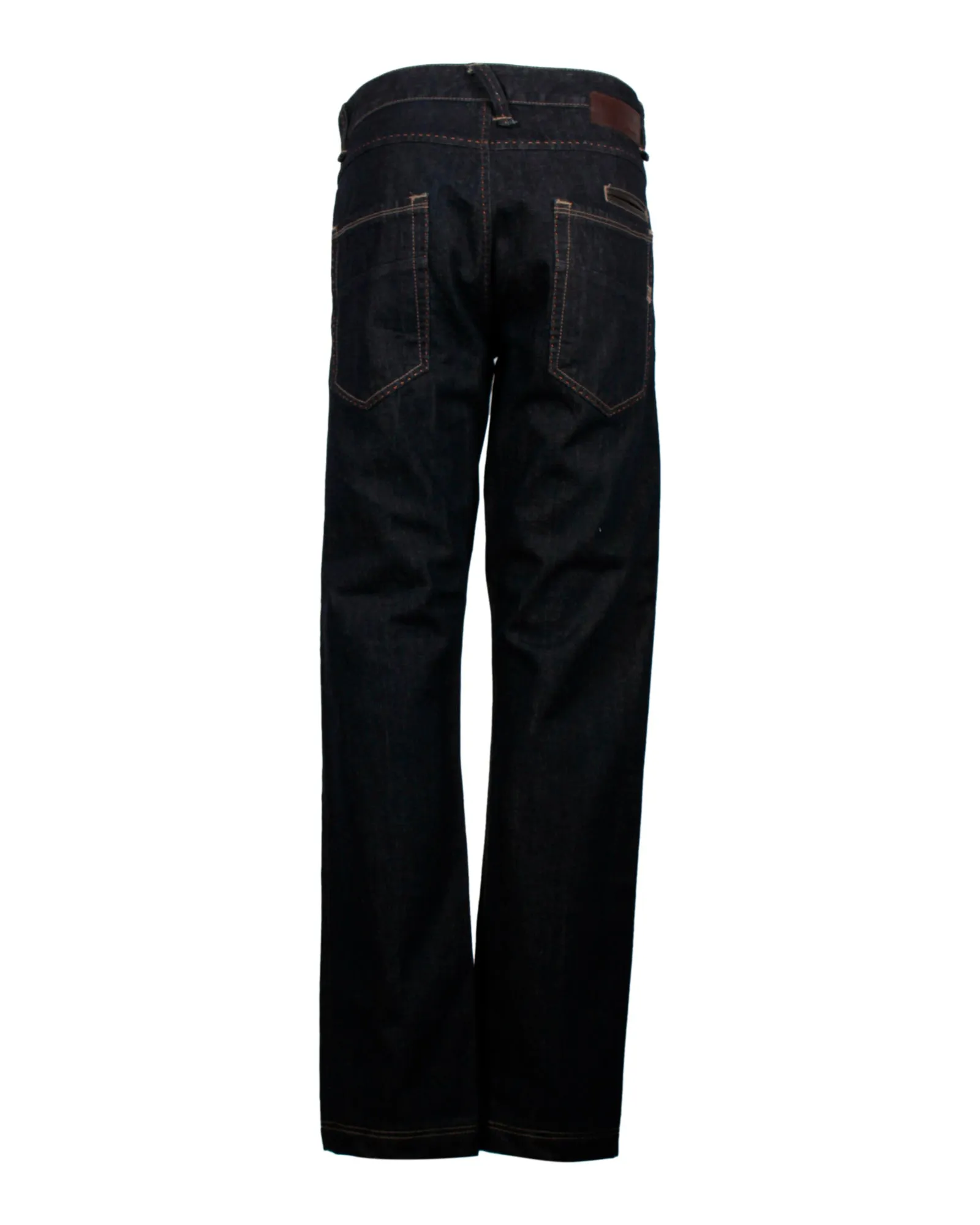 Fendi Straight-Leg Pants in Blue Cotton