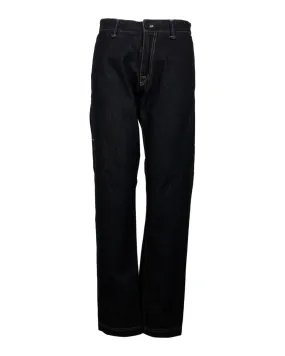 Fendi Straight-Leg Pants in Blue Cotton