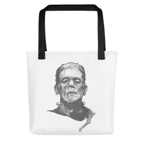 Frankenstein Tote Bag Illustrated by Robert Bowen