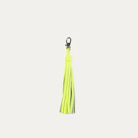 Fringe Tassle | Neon Yellow   Silver Hardware
