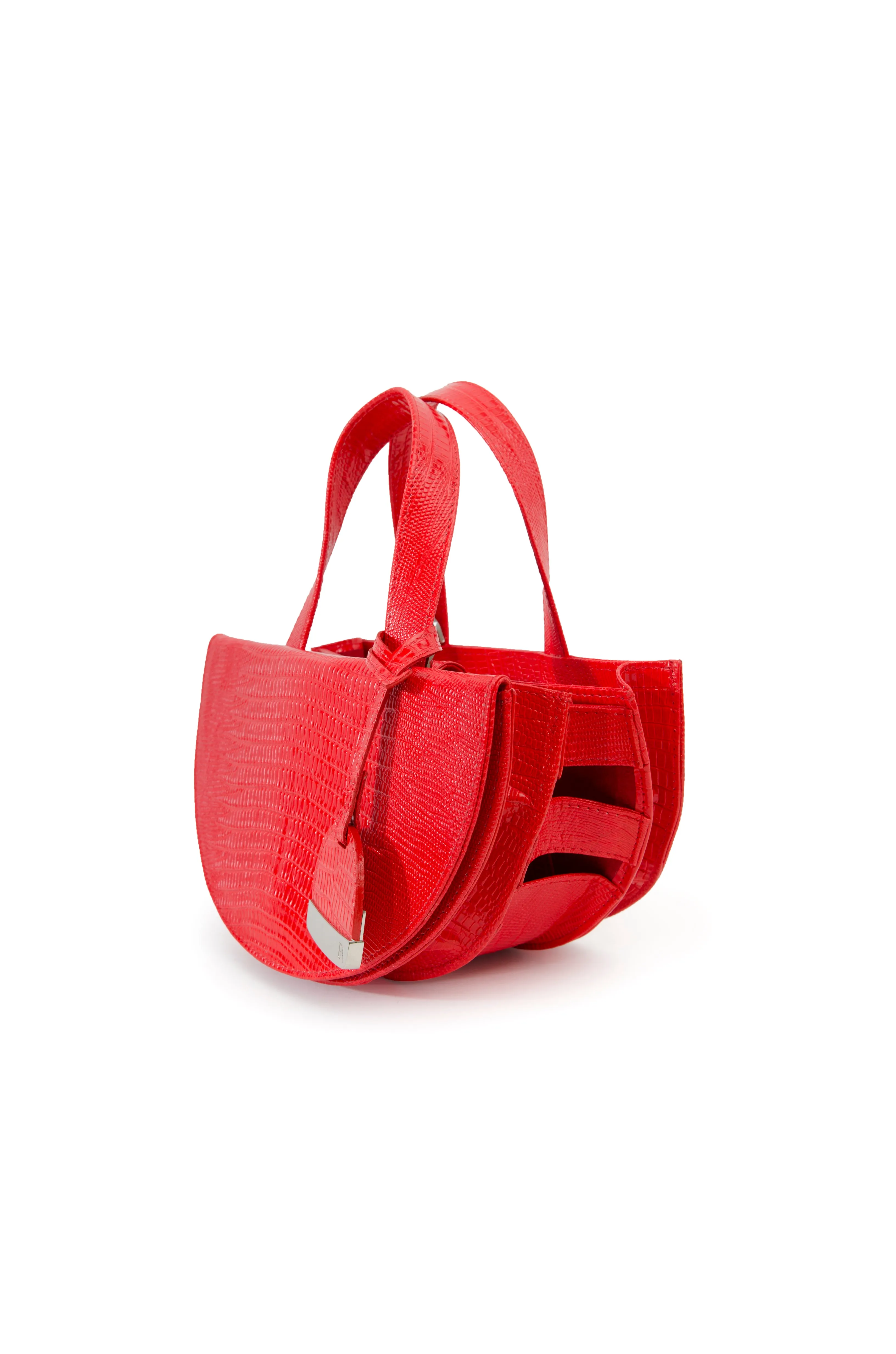 Hot Red Half Moon Reina Bag