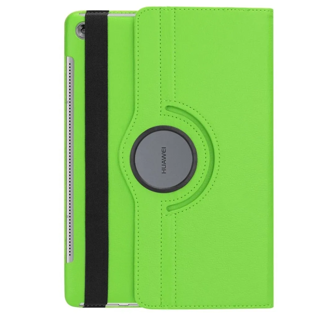 Huawei MediaPad M5 10 litchi grain PU leather flip case - Green