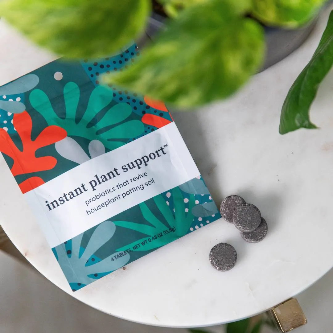 Instant Plant Food | Support Potting Soil Pro-Biotic | 4 Tablets