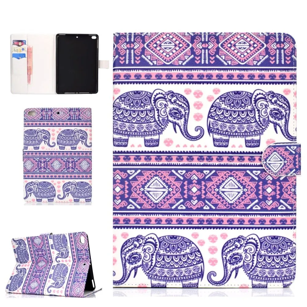 iPad 10.2 (2021) / Air (2019) cool pattern leather flip case - Ethnic Pattern