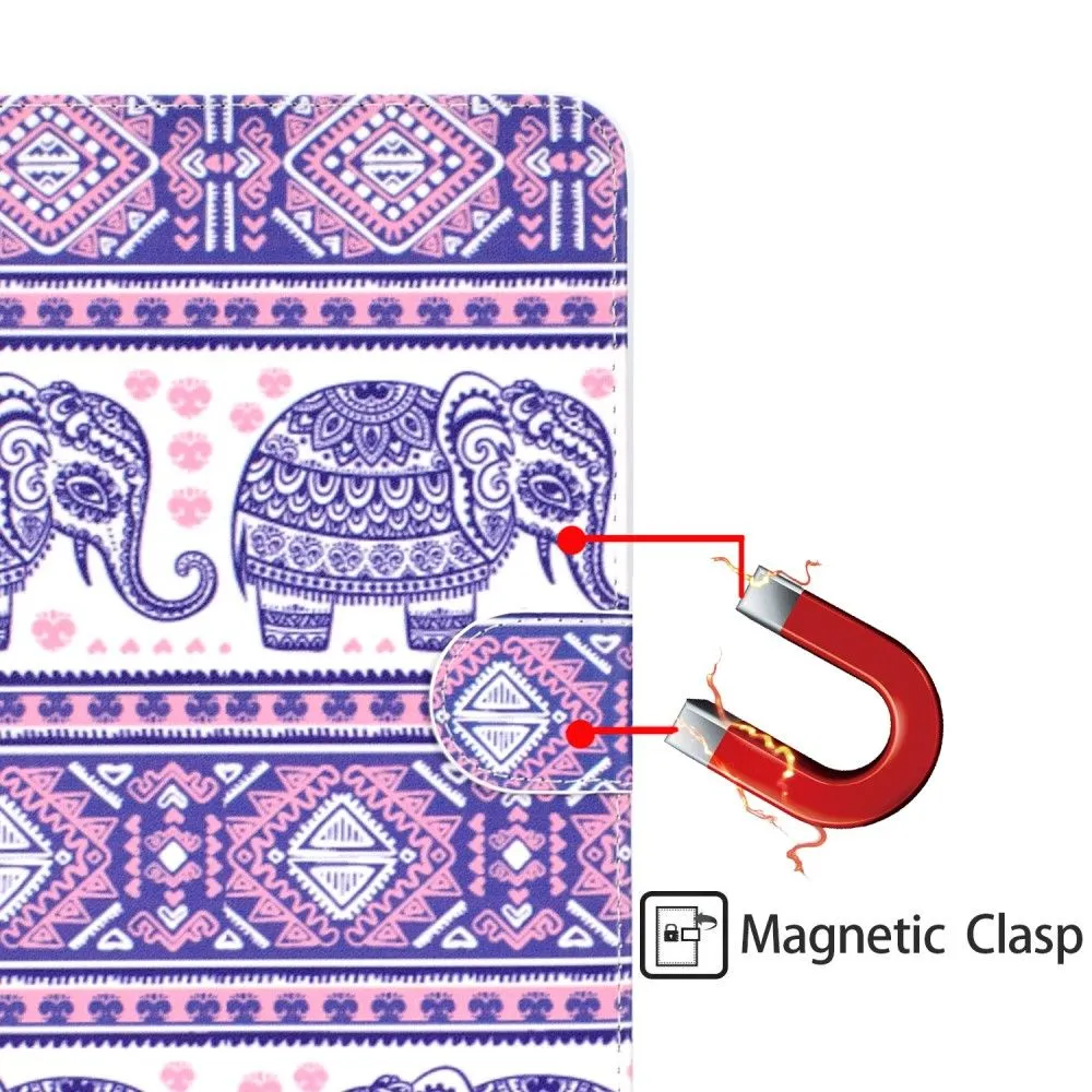 iPad 10.2 (2021) / Air (2019) cool pattern leather flip case - Ethnic Pattern