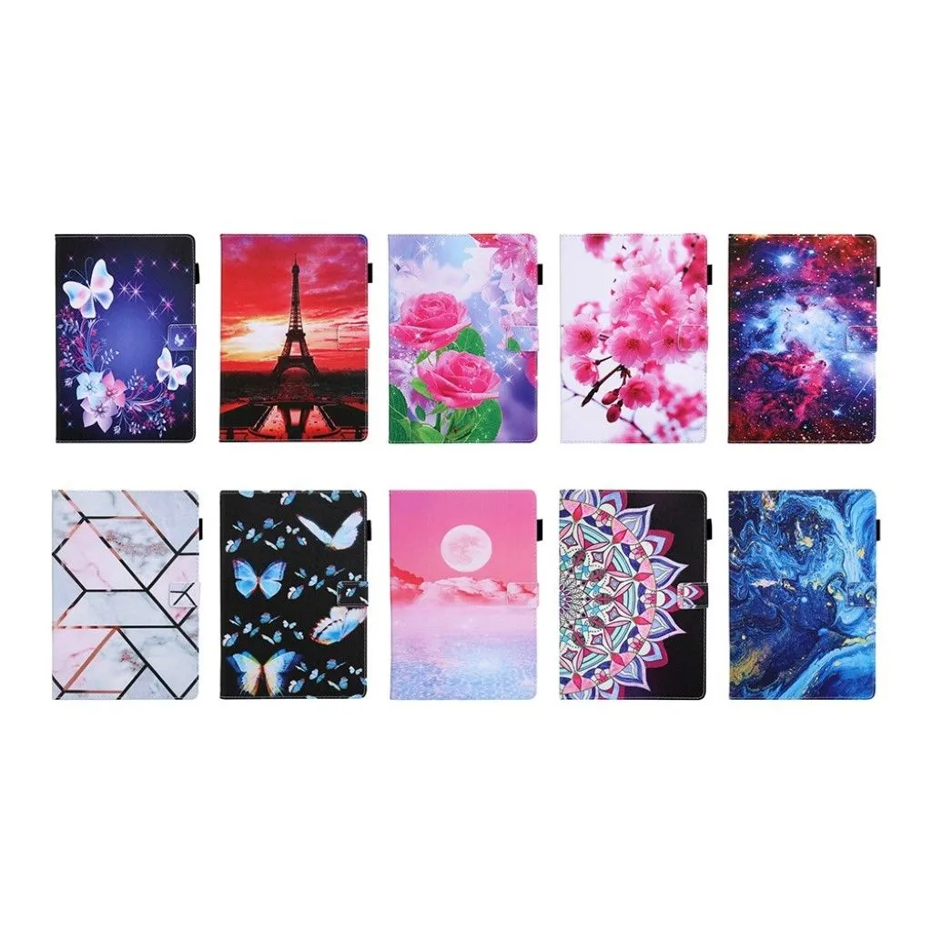 iPad Air (2020) / Pro 11 inch (2020) pattern leather case - Blue Butterfly