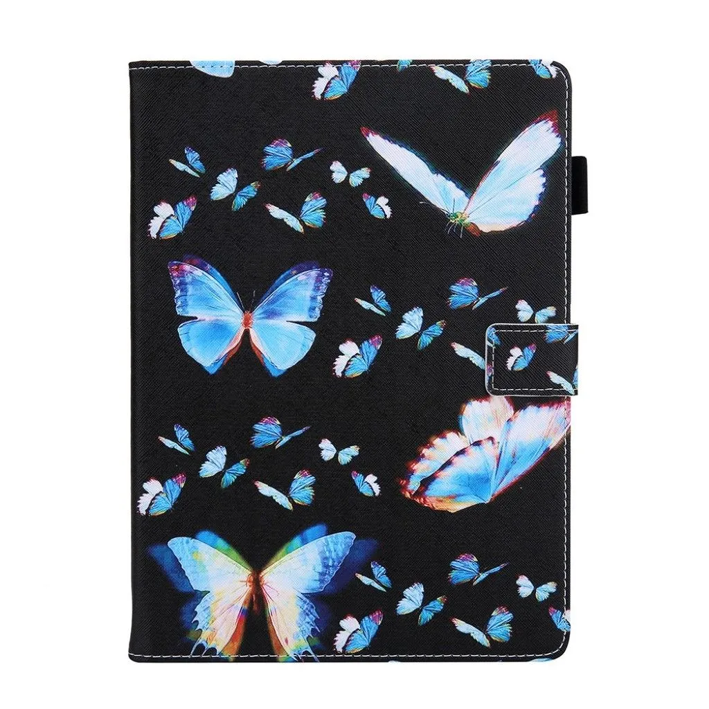 iPad Air (2020) / Pro 11 inch (2020) pattern leather case - Blue Butterfly