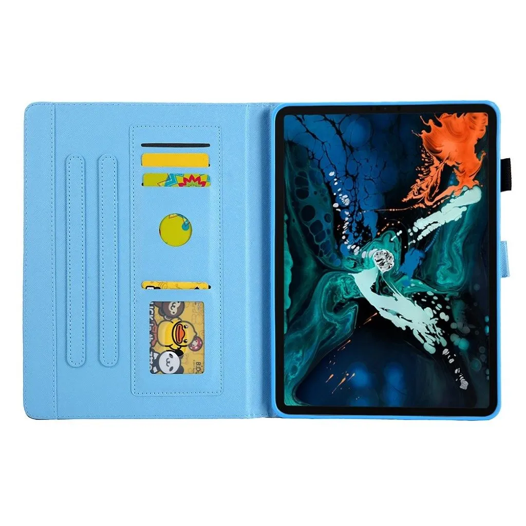 iPad Air (2020) / Pro 11 inch (2020) pattern leather case - Blue Butterfly