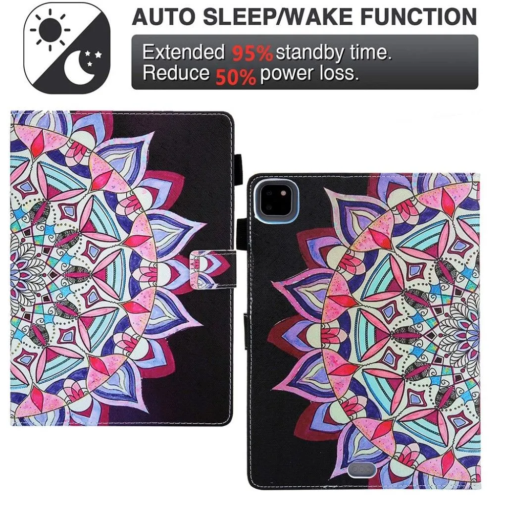iPad Air (2020) / Pro 11 inch (2020) pattern leather case - Mandala