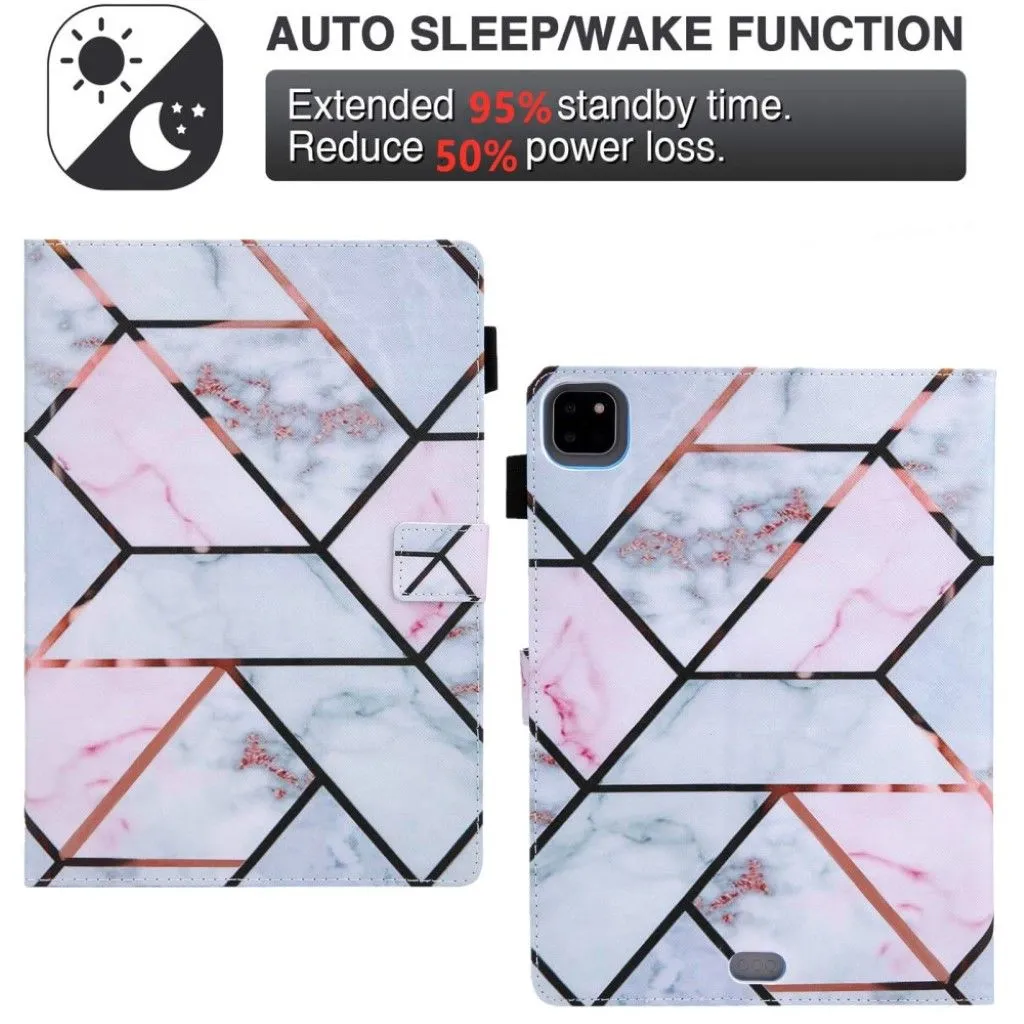iPad Air (2020) / Pro 11 inch (2020) pattern leather case - Marble Texture