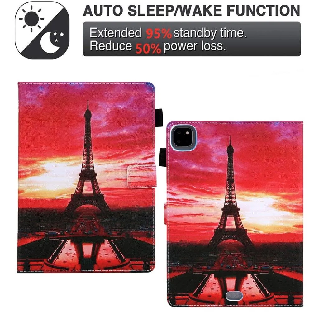 iPad Air (2020) / Pro 11 inch (2020) pattern leather case - Tower