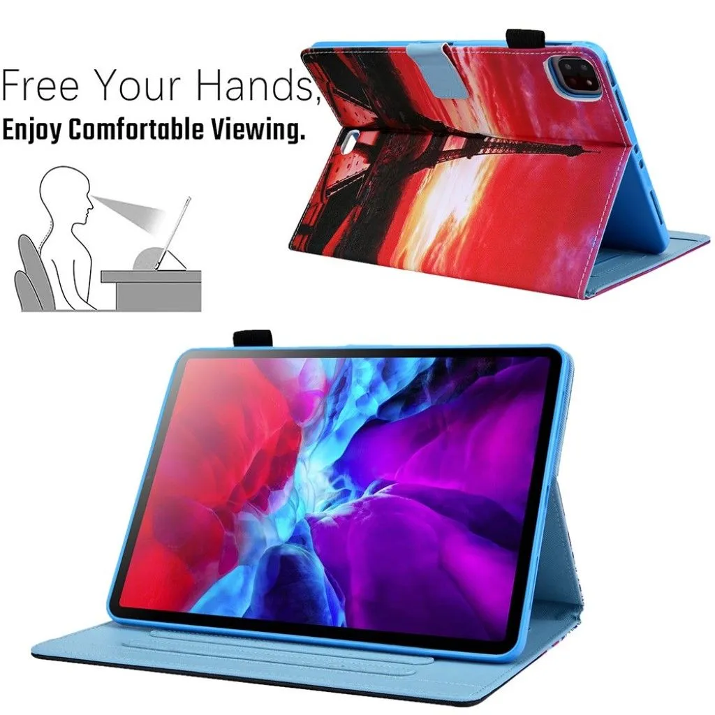 iPad Air (2020) / Pro 11 inch (2020) pattern leather case - Tower
