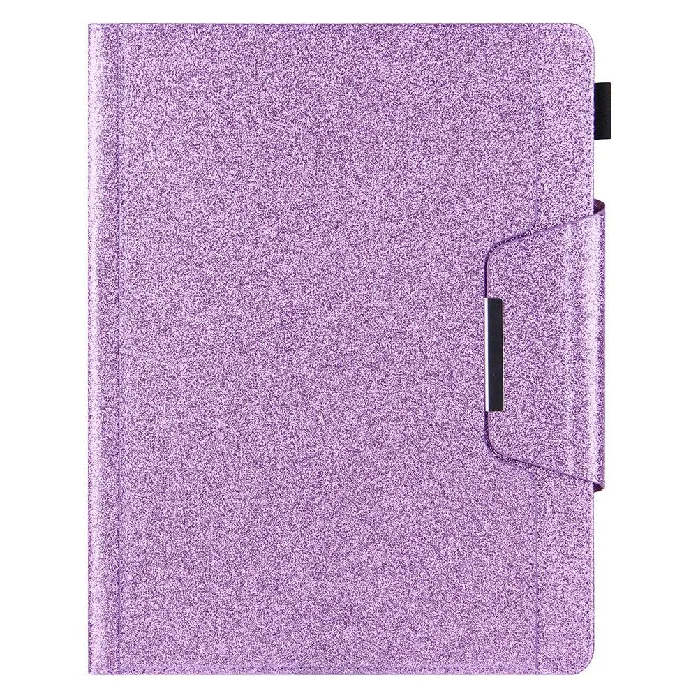 iPad Pro 12.9 (2021) / (2020) / (2018) PU leather flip case with card slots - Purple