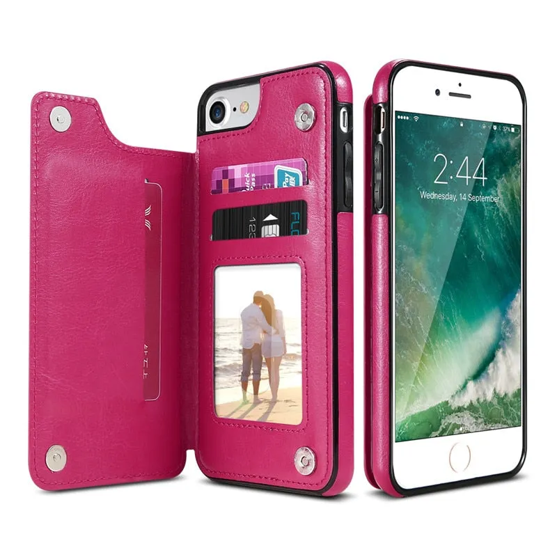IPHONE CASE Retro Leather Case