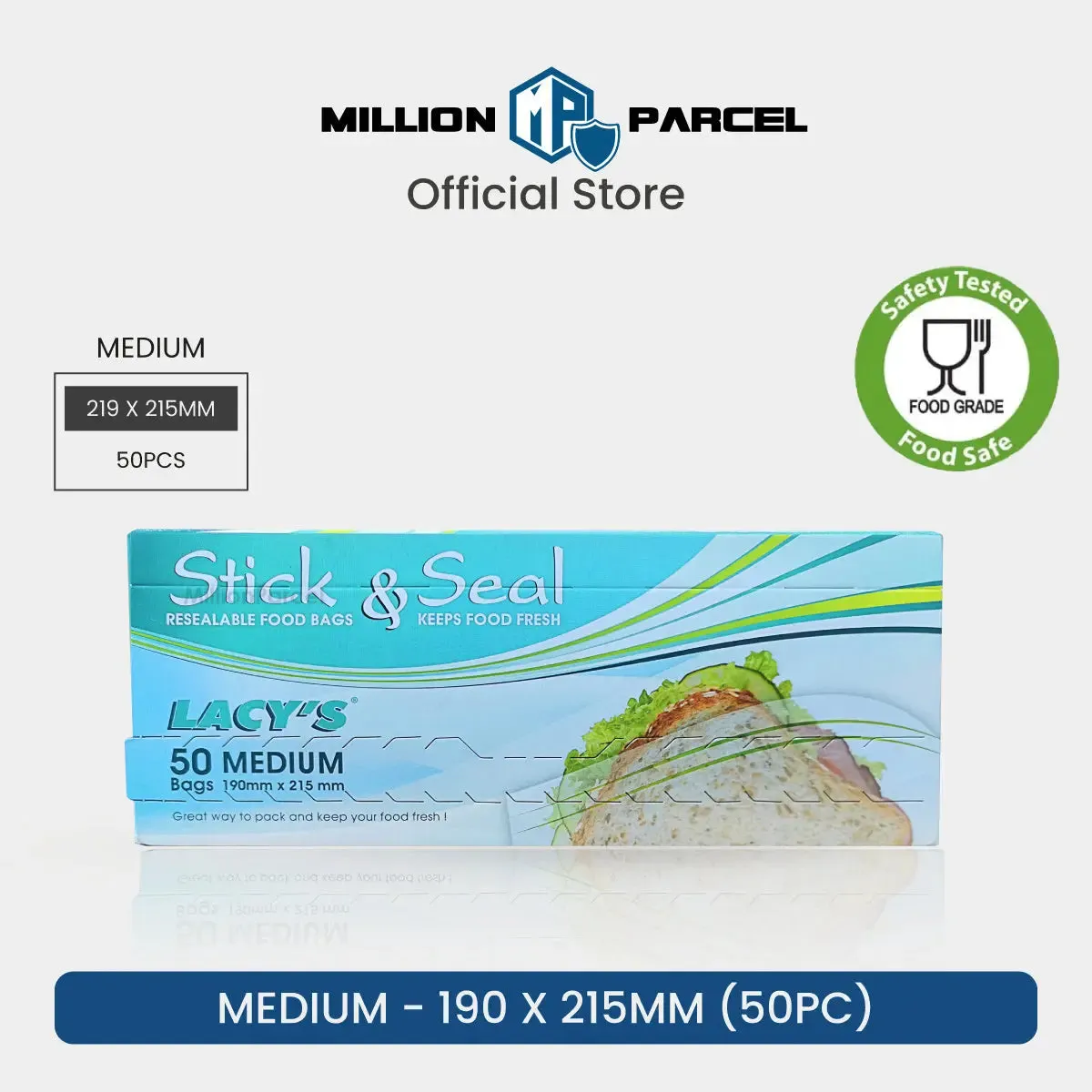 Lacy’s Stick & Seal | Zipbag Slider