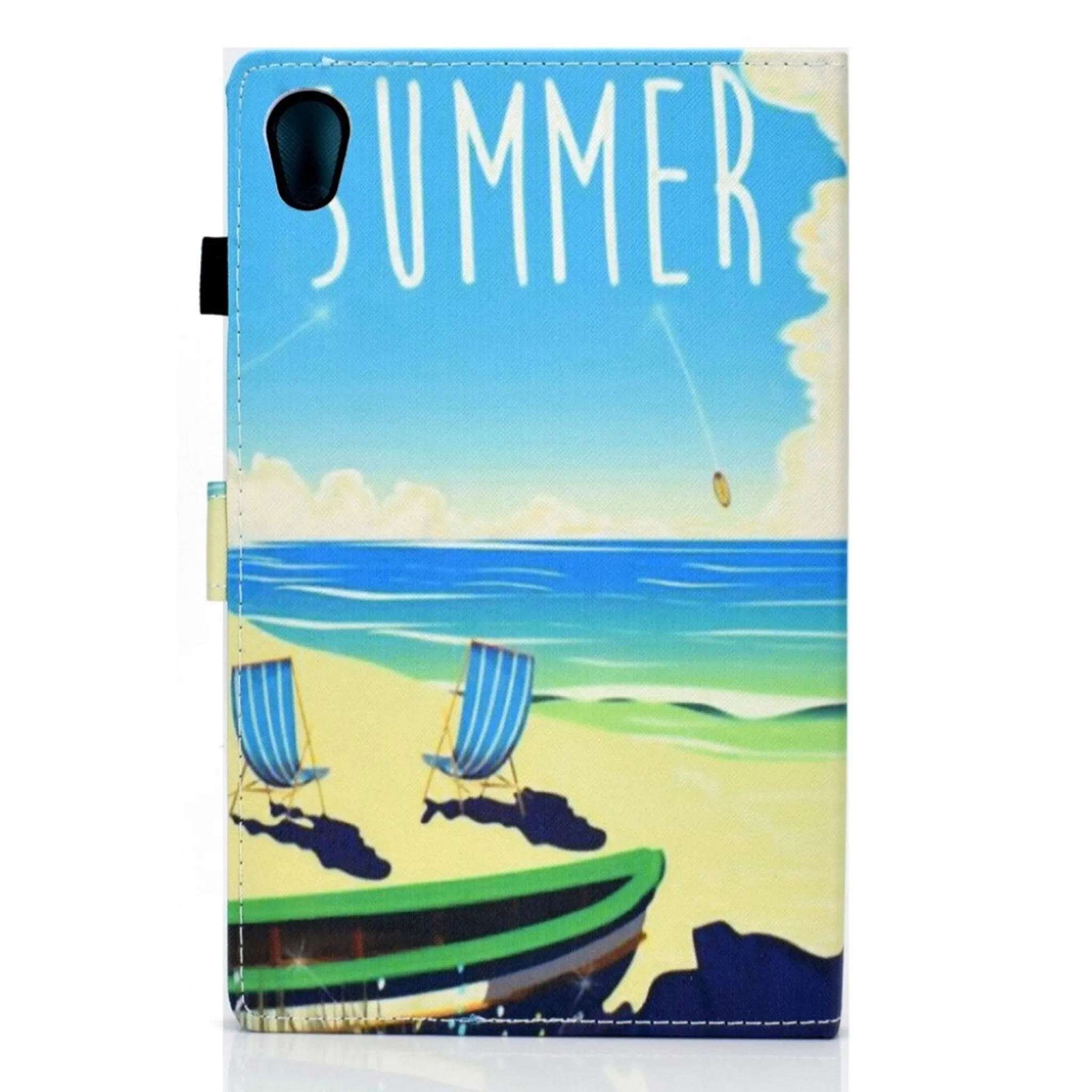 Lenovo Tab M10 HD Gen 2 beautiful pattern printing leather case - Summer Beach