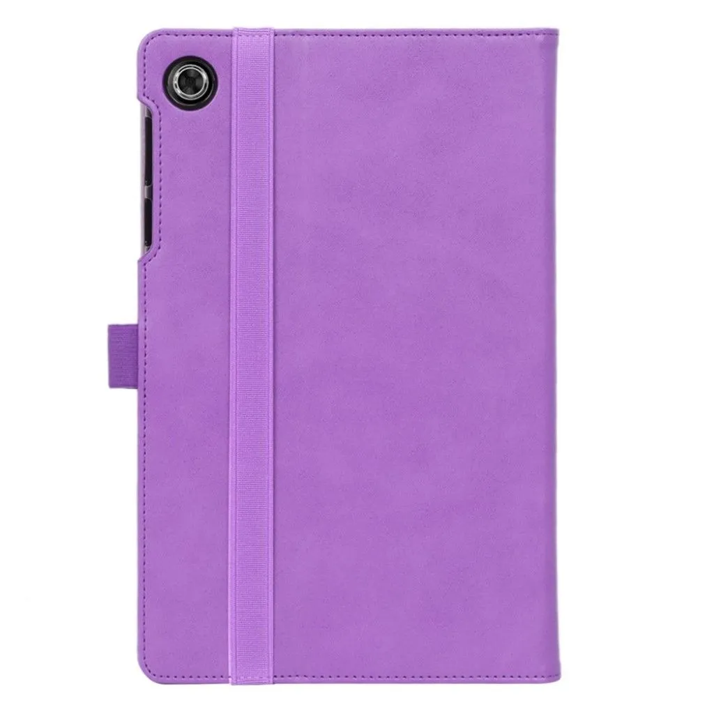 Lenovo Tab M10 HD Gen 2 business style  leather case - Purple