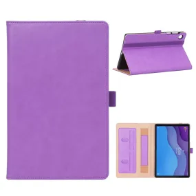 Lenovo Tab M10 HD Gen 2 business style  leather case - Purple