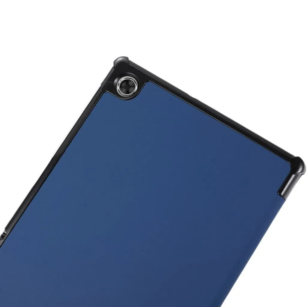 Lenovo Tab M10 HD Gen 2 tri-fold leather case - Blue