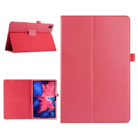 Lenovo Tab P11 litchi texture leather case - Rose