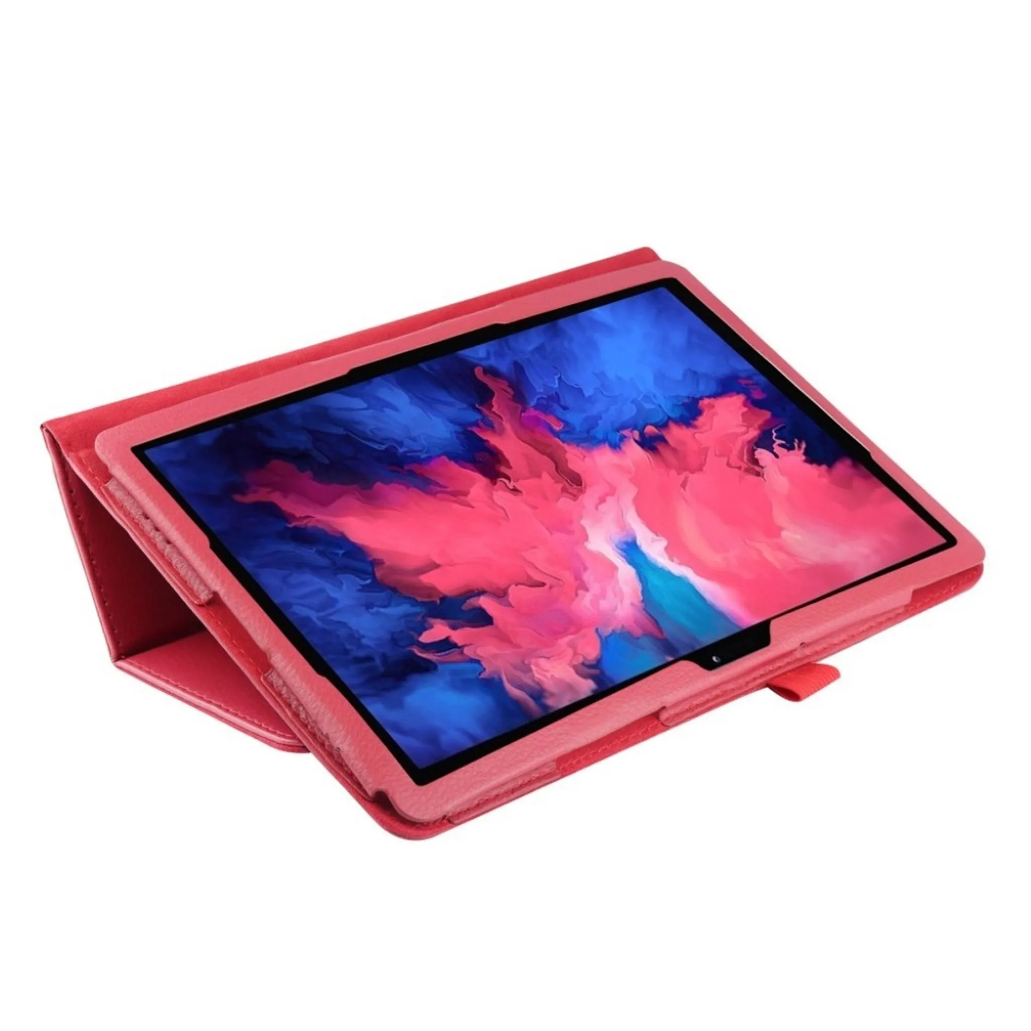Lenovo Tab P11 litchi texture leather case - Rose