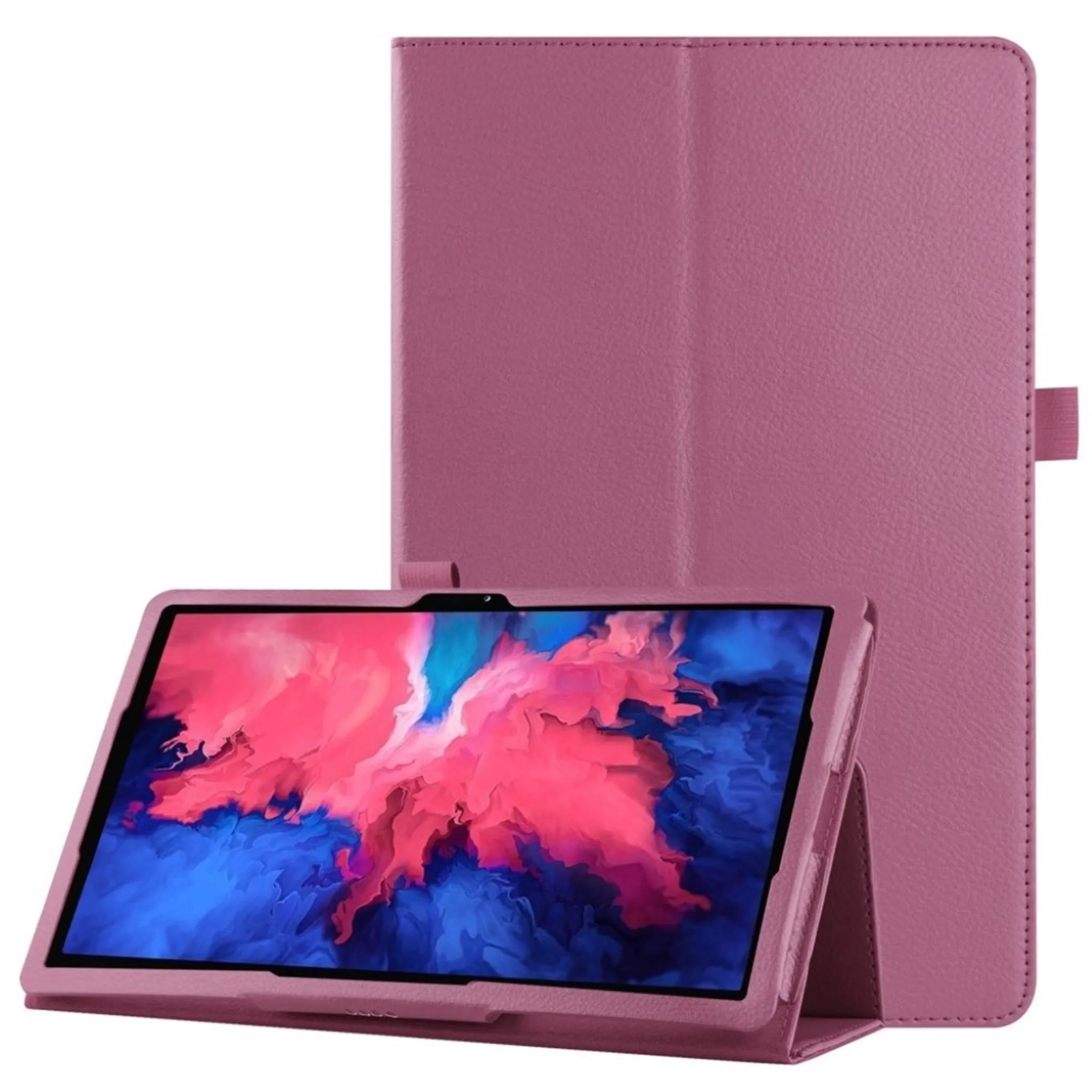 Lenovo Tab P11 Pro litchi texture leather case - Purple