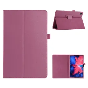 Lenovo Tab P11 Pro litchi texture leather case - Purple