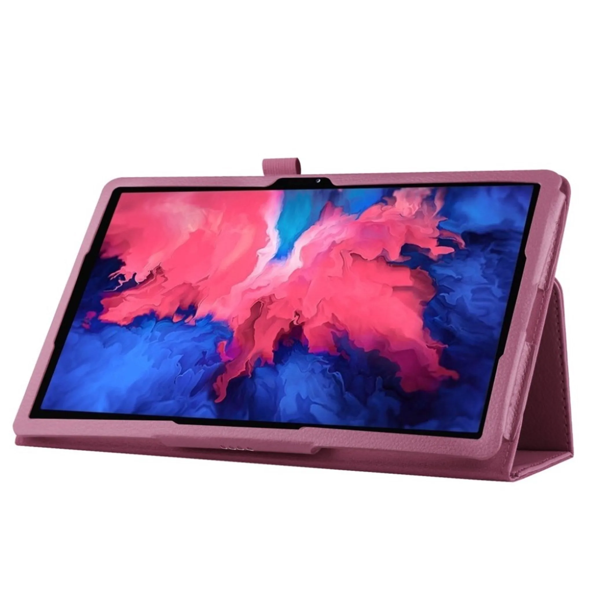Lenovo Tab P11 Pro litchi texture leather case - Purple