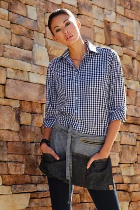 Manhattan Black Denim Waist Apron
