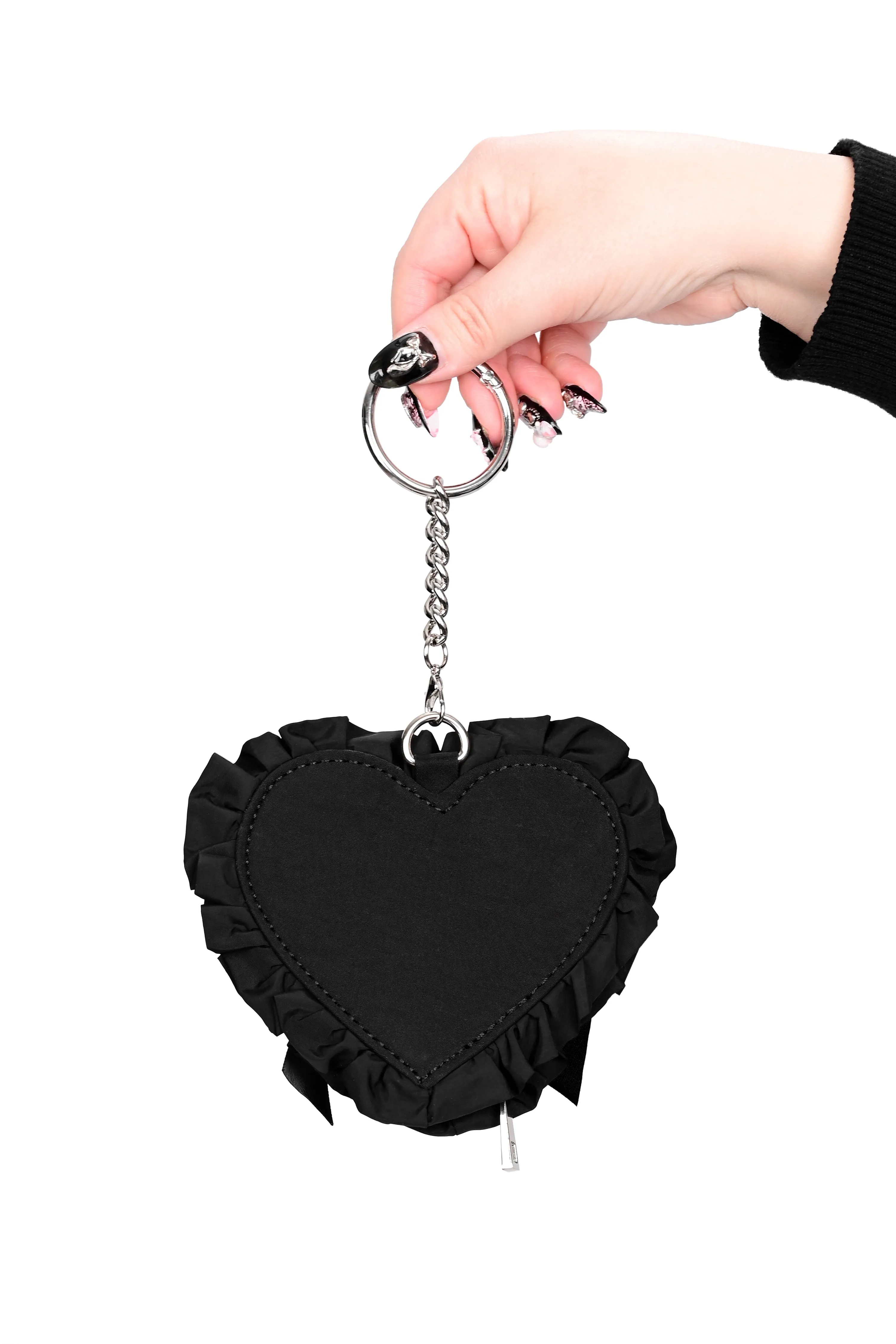 Mini Heart Coin Purse Keychain