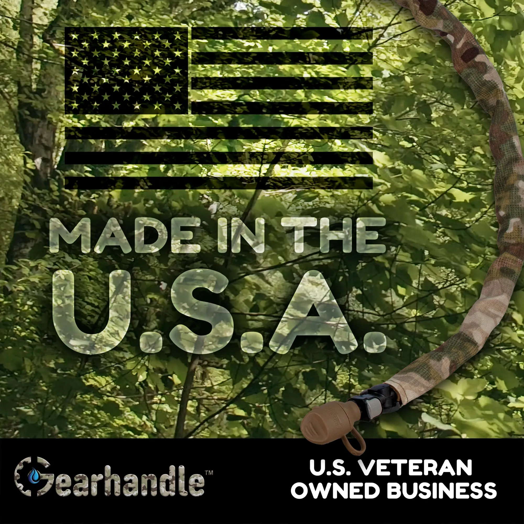 Multicam Tropic Non Insulated Drink Tube Sleeve