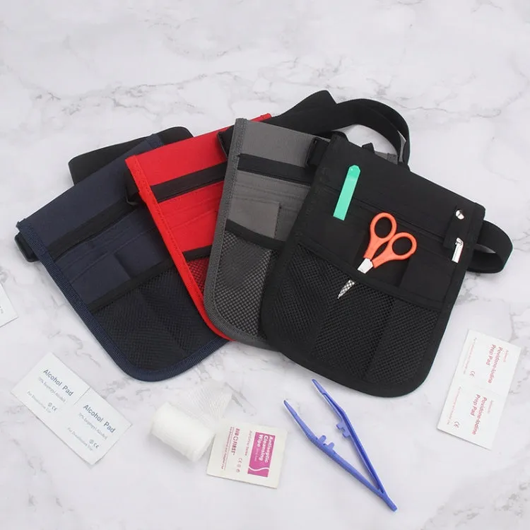Multifunctional Nurse Tool Storage Waist Bag(Blue)