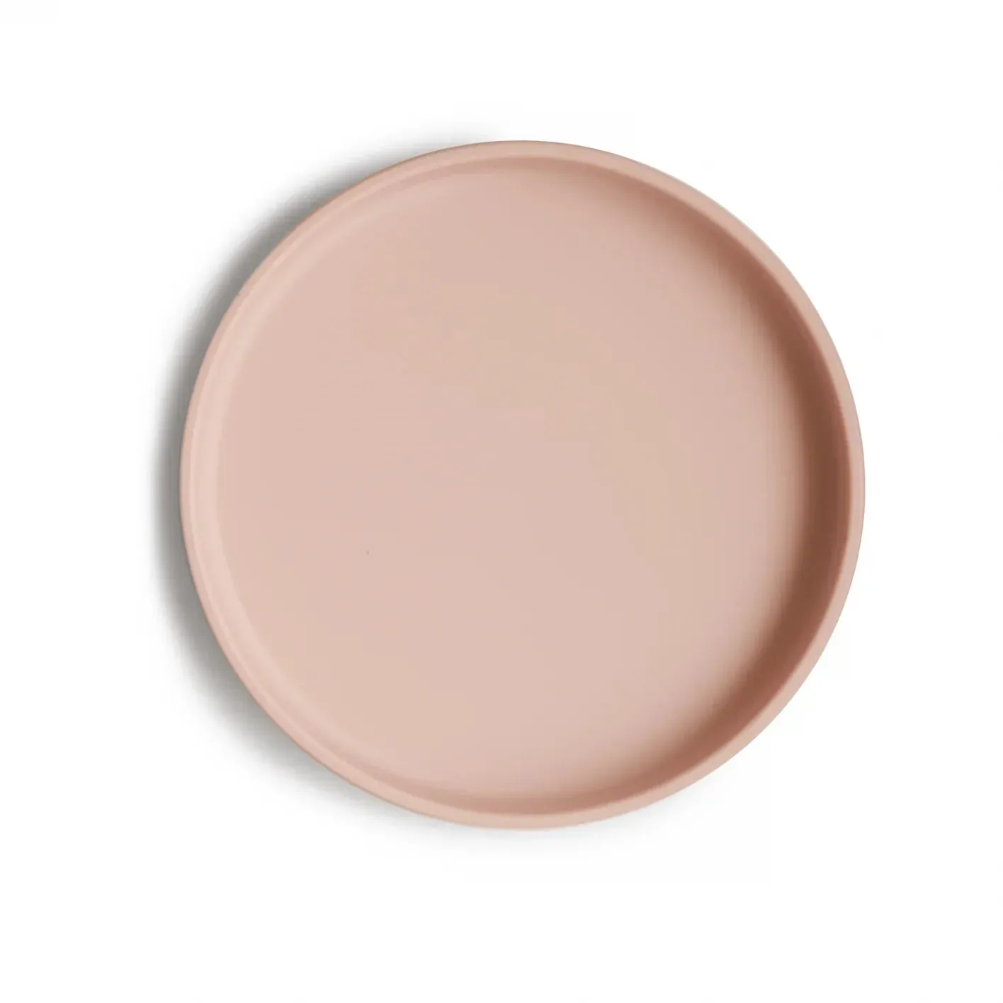 Mushie Silicone plate around with suction cup | Blush